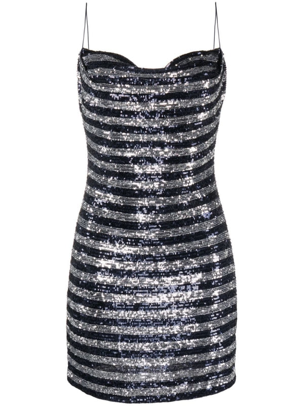 Sequin Stripe Dress