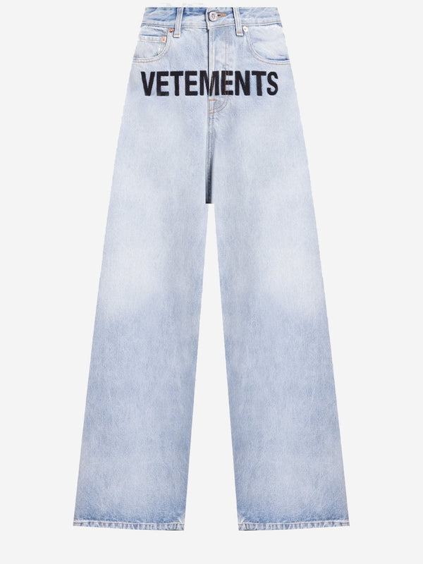 Vetements Blue Denim Pants