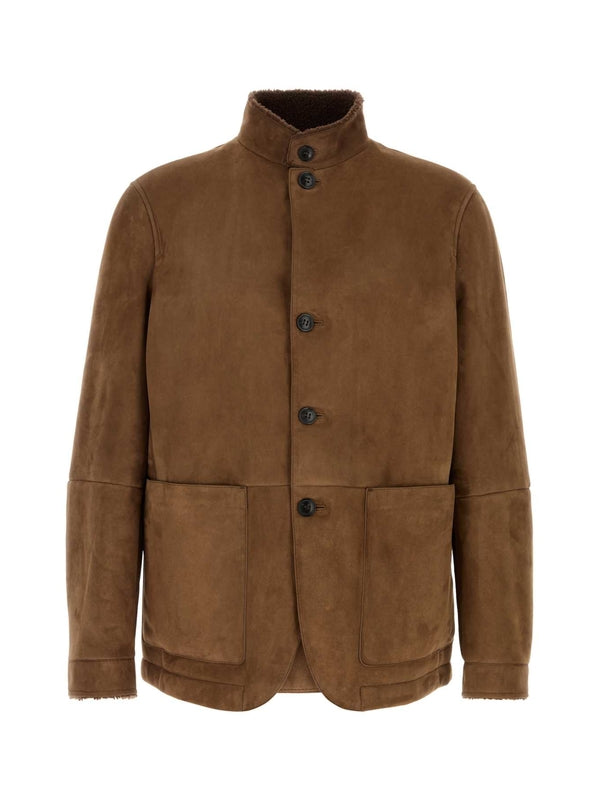 Z Zegna Brown Jackets