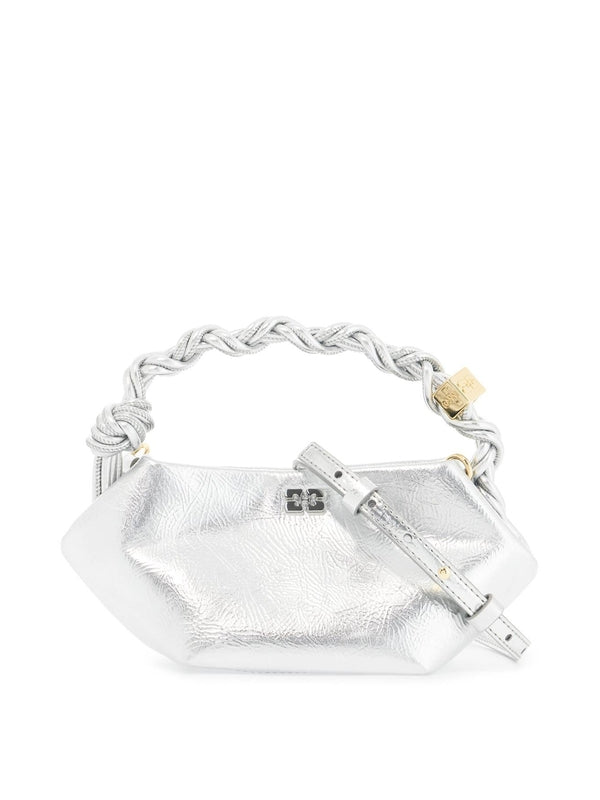 Bou Logo Metallic Mini Tote Bag