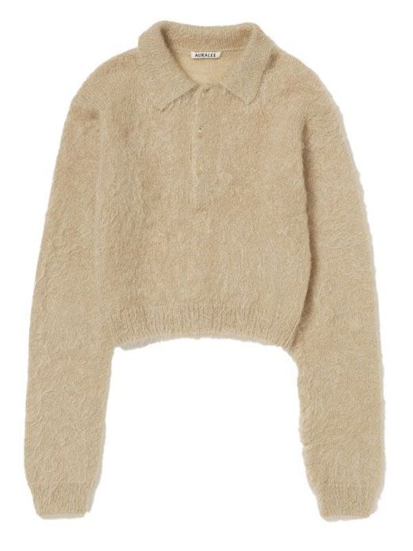 Auralee Brushed Super Kid Mohair Knit