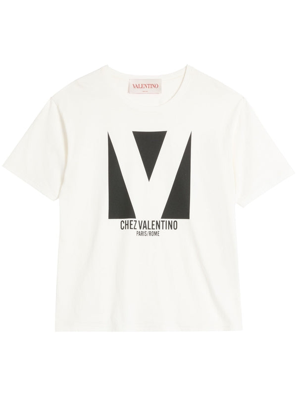 Valentino White Short Sleeve T-Shirt