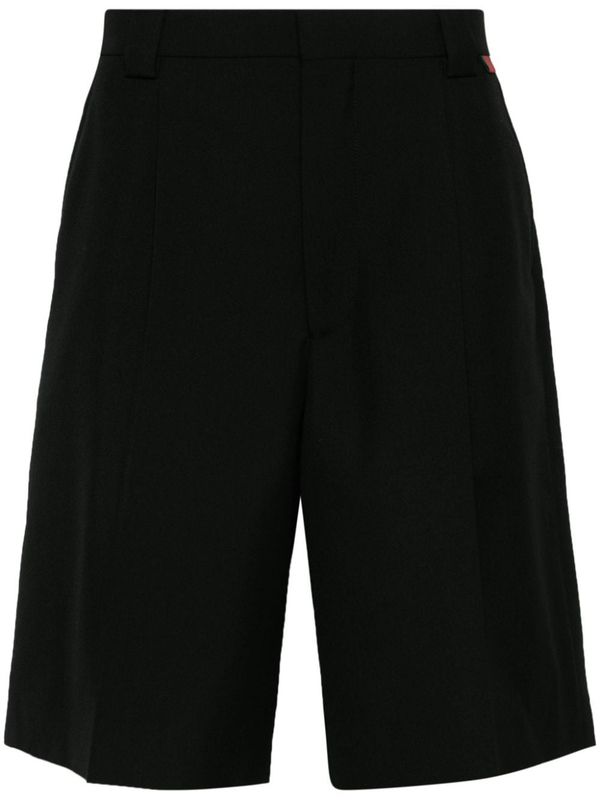 Web Wool Blend Bermuda Shorts