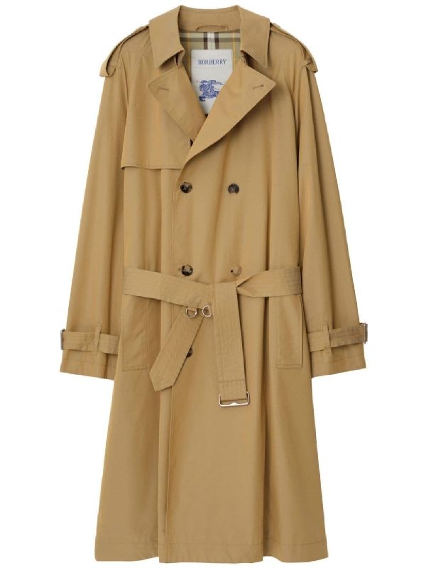 Belted Cotton Trench Coat