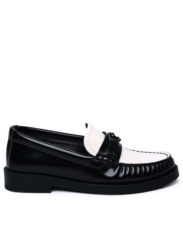 Addie Two-Tone Leather Loafers