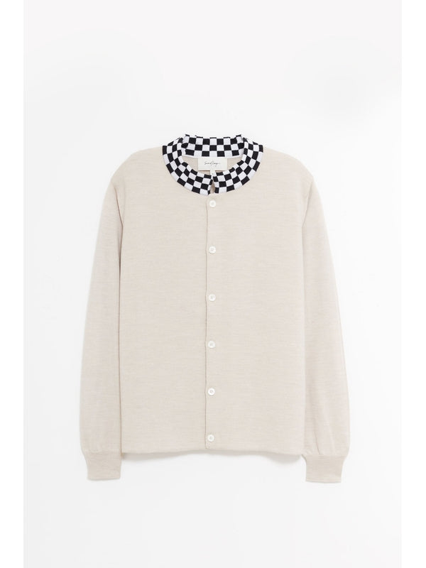 Second/Layer White Cardigans