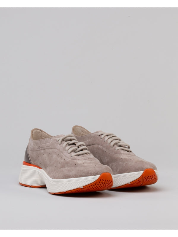Santoni Beige Low Top Sneakers