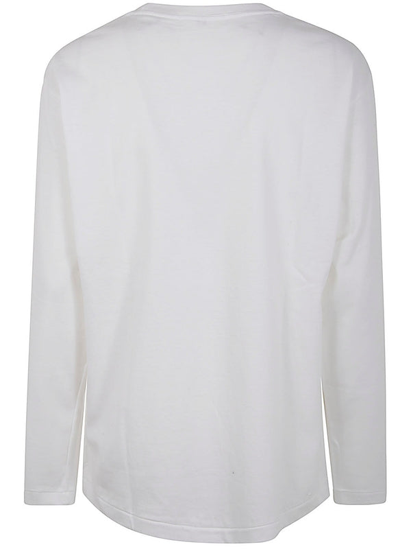 Yohji Yamamoto White Long Sleeve Top