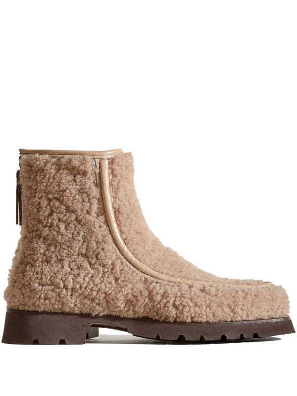 Hereu Beige Ankle Boots