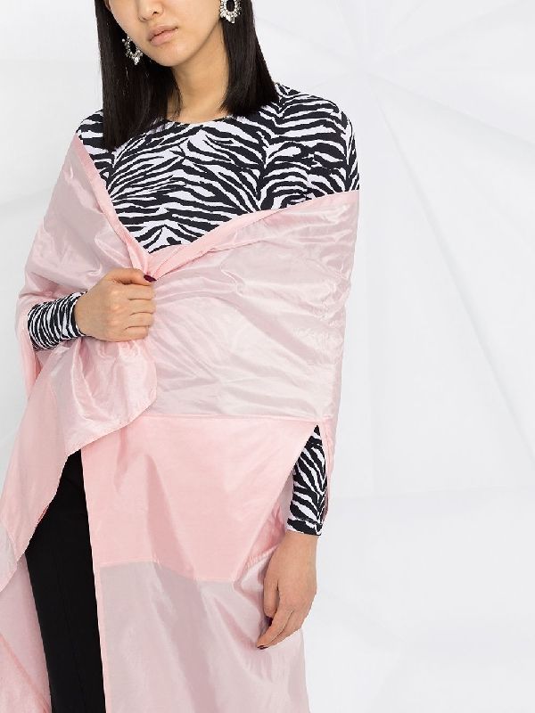 Back Triangle Logo Wrap Cape