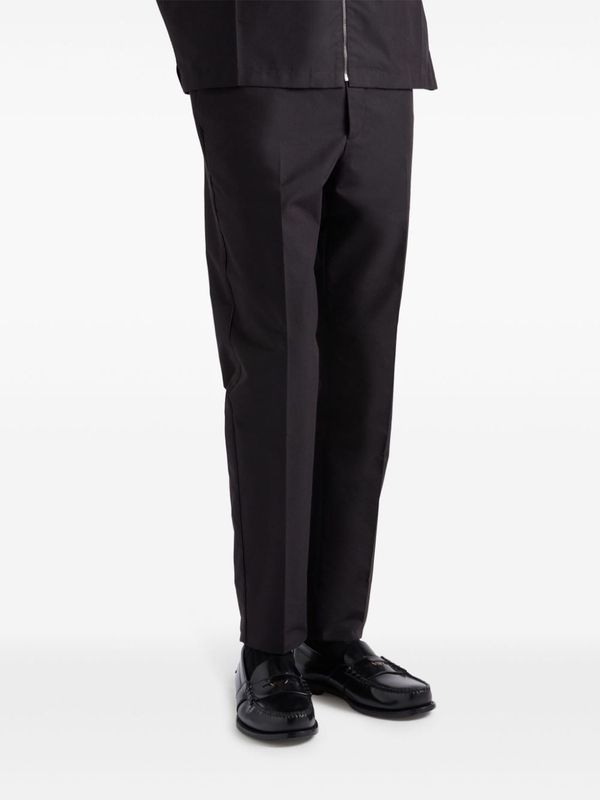 Back Triangle Logo Straight
  Cotton Blend Pants