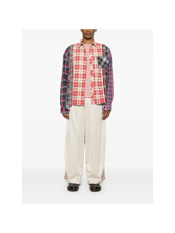 Panel Check Pattern Shirt