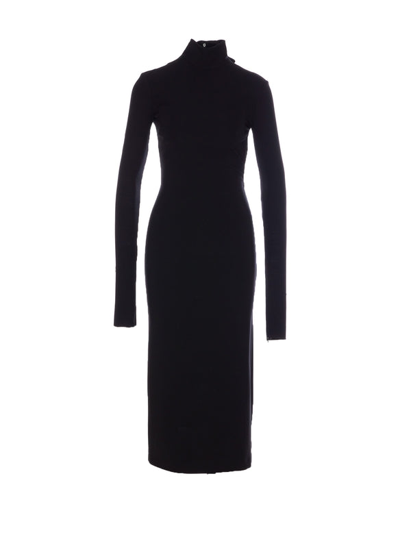 Balenciaga Dresses Black Midi Dress