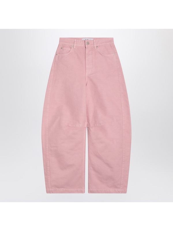 Twill Barrel Cotton Trousers