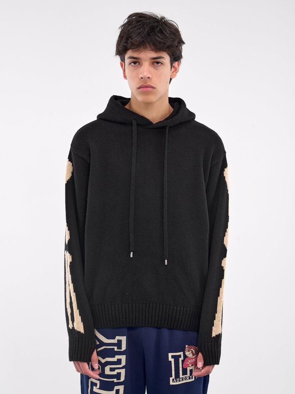 5g Wool Bone Knit Hoodie