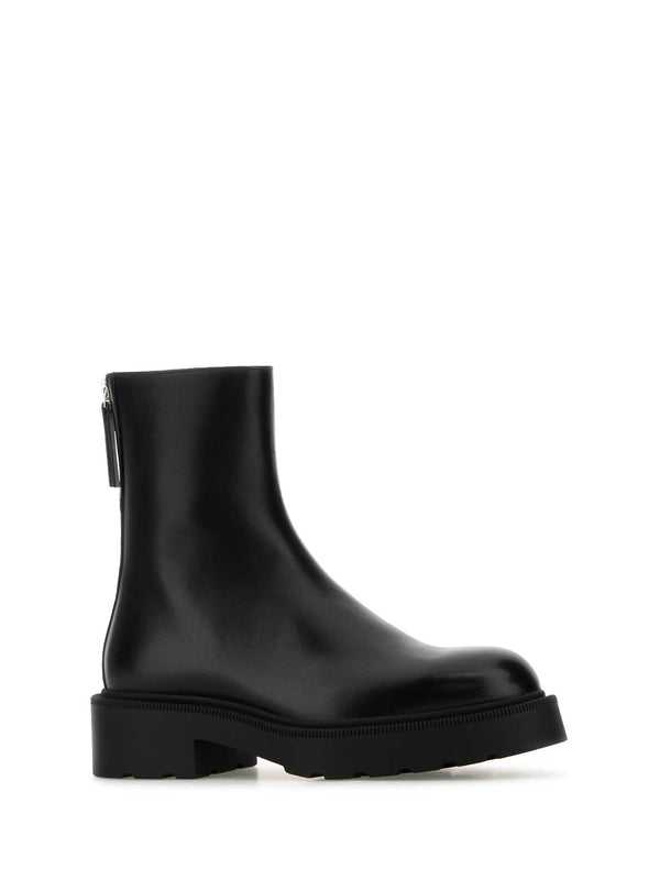 The Row Black Ankle Boots