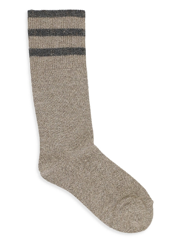 Stripe Cashmere Socks