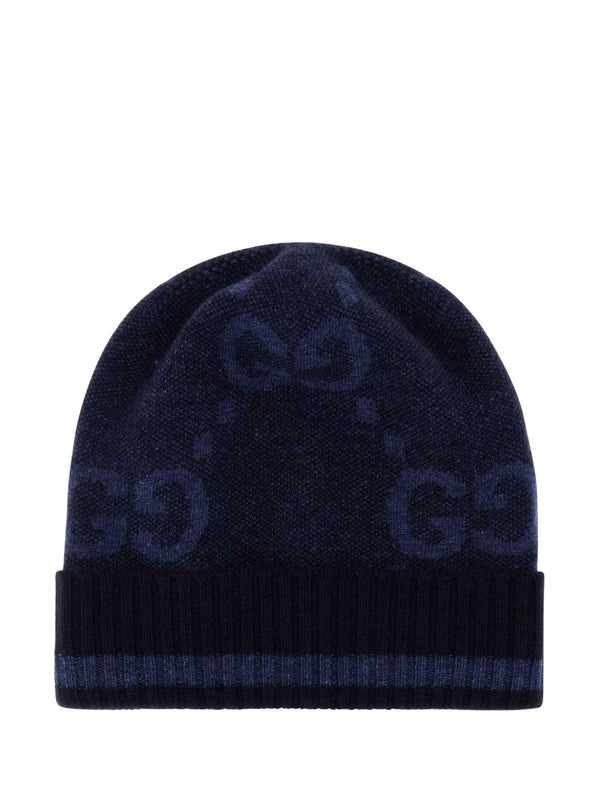 GG Jacquard Cashmere Beanie