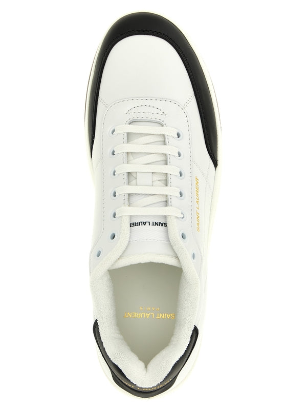 Saint Laurent White Low Top Sneakers