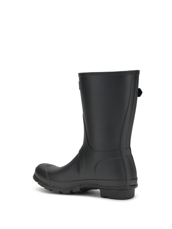 Hunter Black Ankle Boots