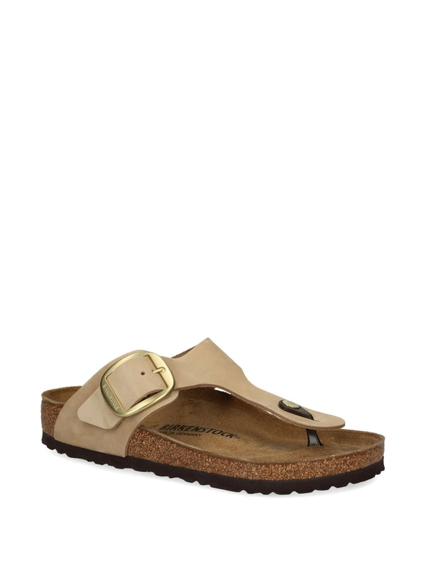 Birkenstock Beige Flip Flops