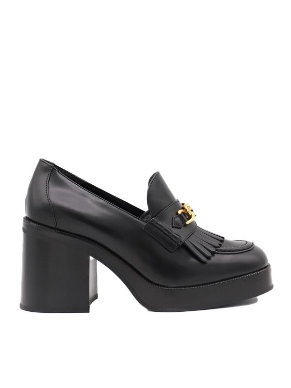 Triomphe Logo Leather Pumps