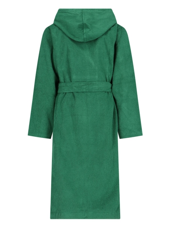 Belt Cotton Hooded Bathrobe