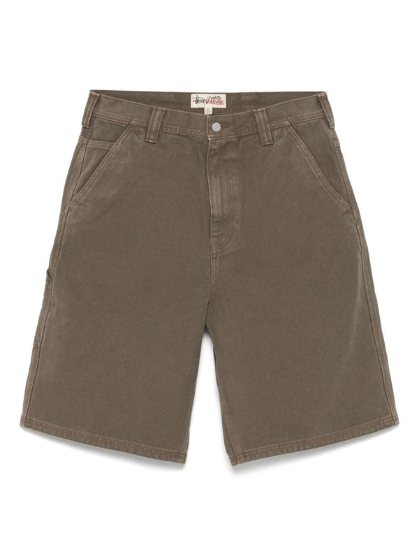 Washed Canvas
  Baggy Bermuda Shorts