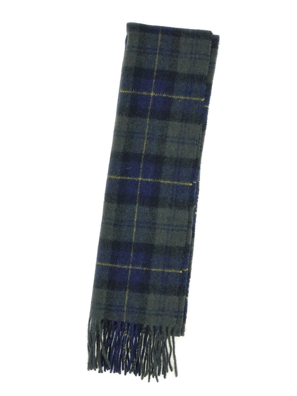 Barbour Checked Multicolor Wool Mufflers