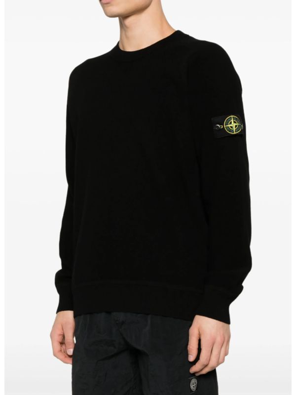 Wappen Patch Cotton Crewneck