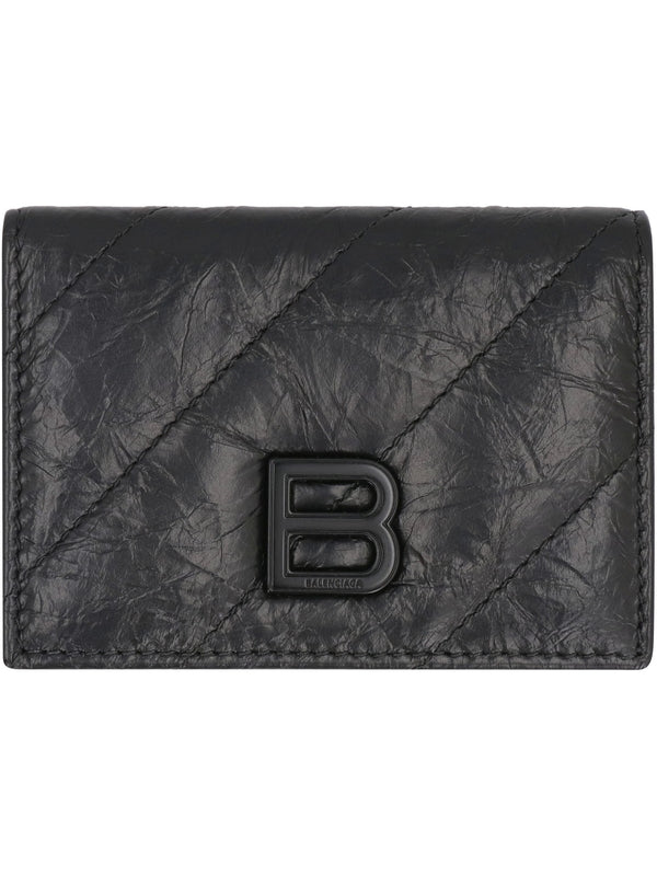 B Icon Quilted Leather Wallet