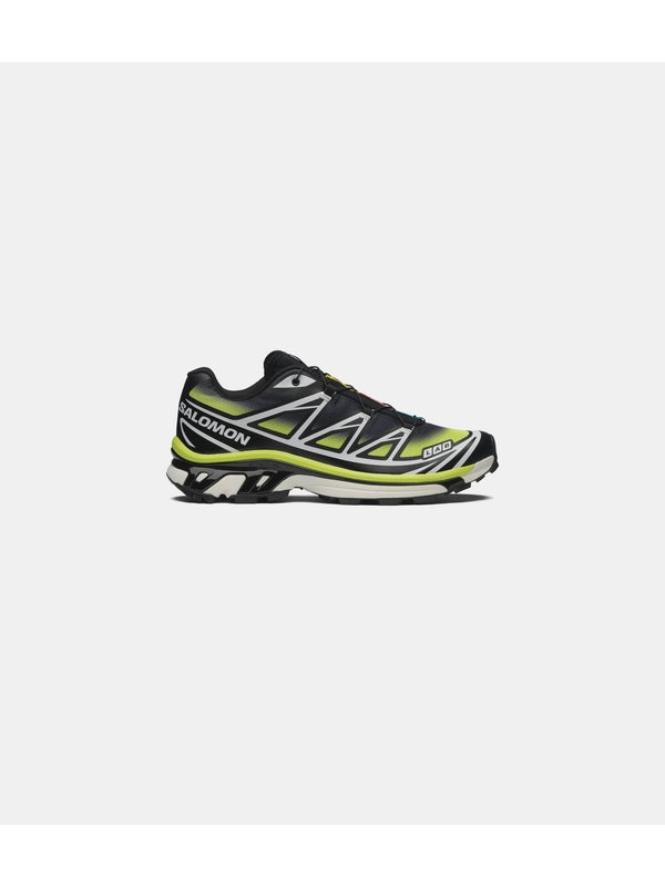 Salomon Black Yellow Low Top Sneakers