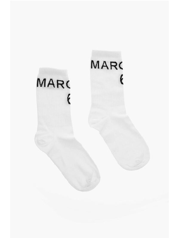 Logo Cotton Blend Socks