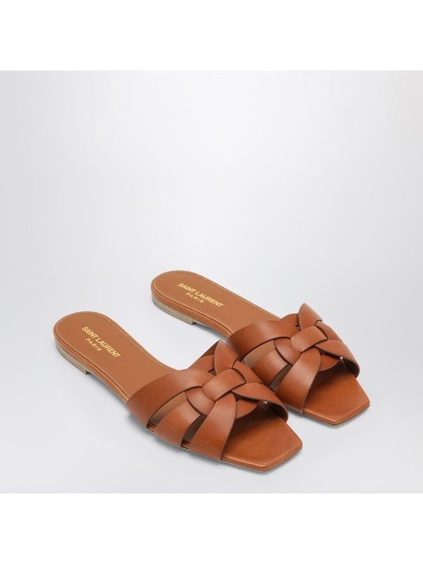 Tribute Leather Slides