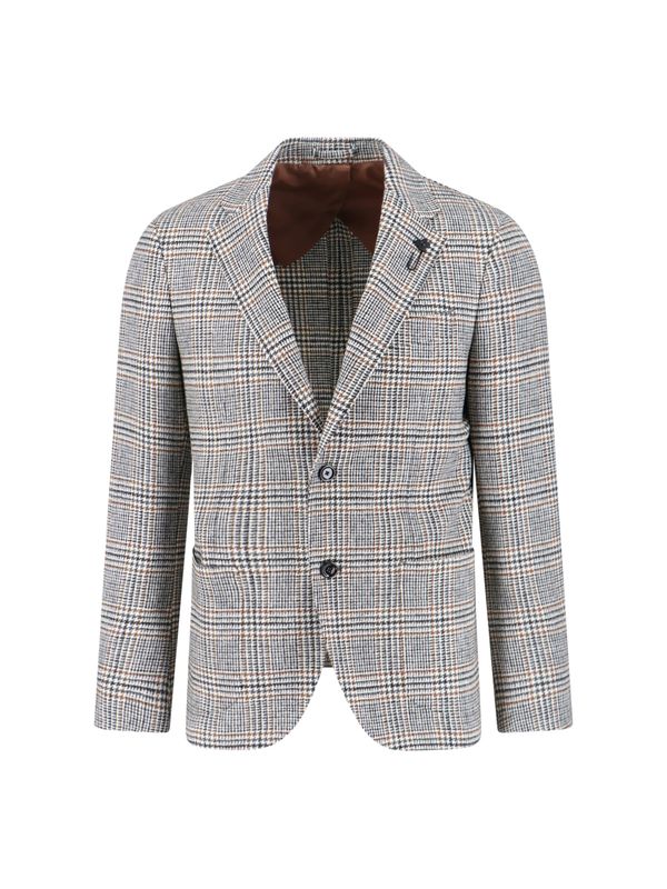 Lardini Checked Tailored Jackets