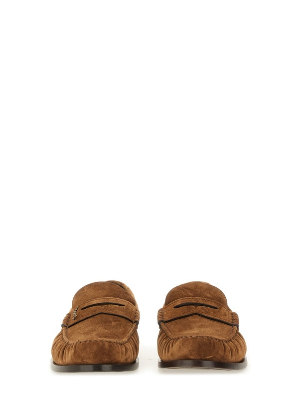 Saint Laurent Brown Loafers