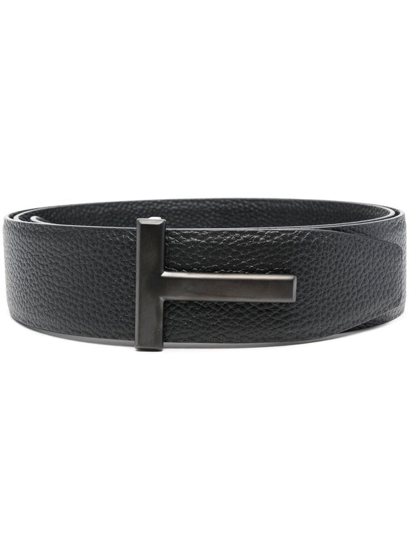 Tom Ford Black Leather Belts
