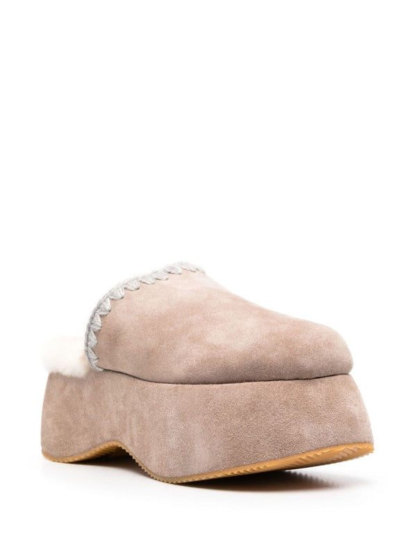 Chunky Platform Suede Blopers