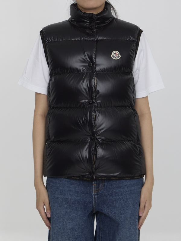 Badia Logo Patch Padded Vest - jentestore_global