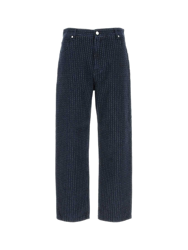 Stitch Stripe Denim Pants