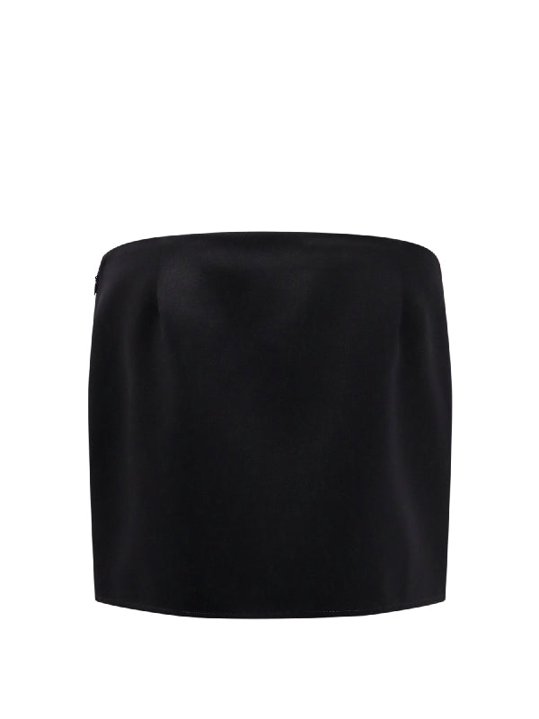 4g Logo Wool Mini Skirt