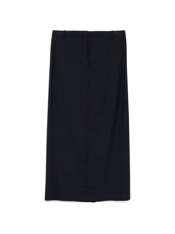 Twill Midi Skirt