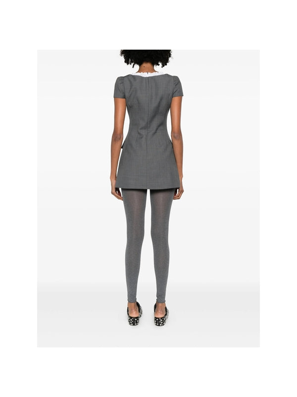 SHUSHU/TONG Grey Mini Dress