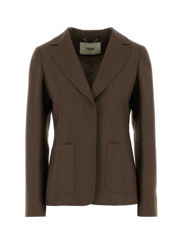 Wool Mohair Tailored Jacket