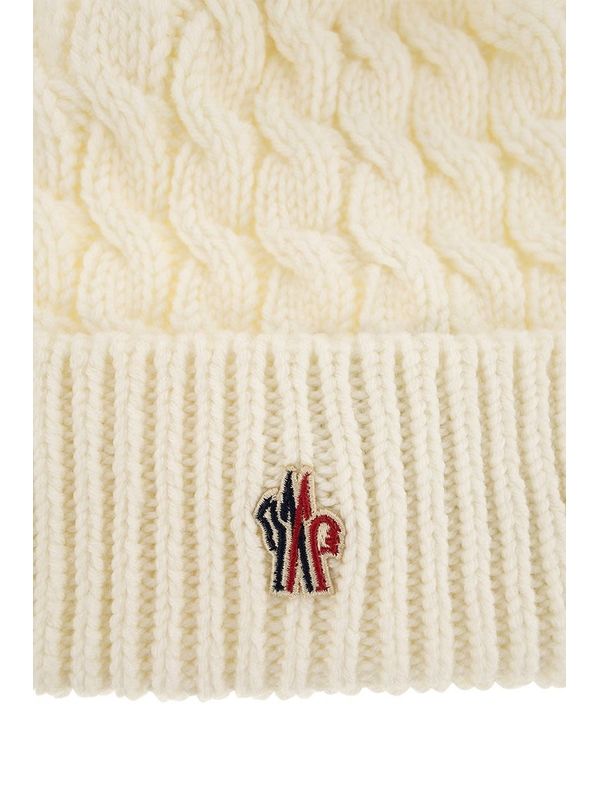 Grenoble Logo Patch Wool Beanie