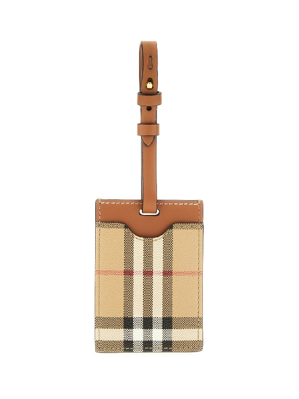 Check Pattern Luggage Tag