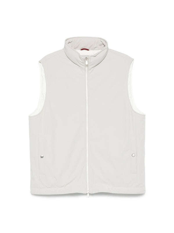 Brunello Cucinelli Grey Vests