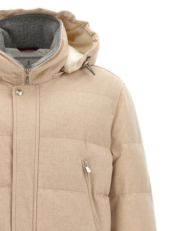 Wool Hooded Padding Jacket