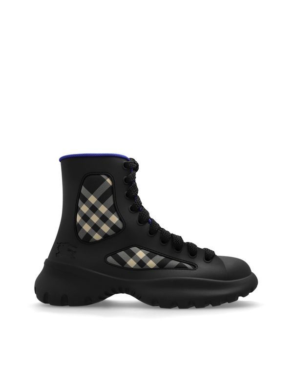 Boulder Check Insert Lace-Up
  Boots