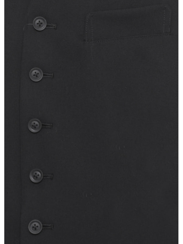 Yohji Yamamoto Pour Homme Black Vests